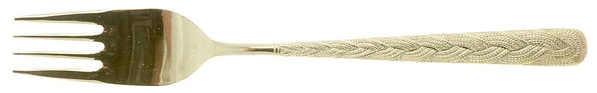 Gold Alexia (Gold Electroplate) Individual Salad Fork by Present-1