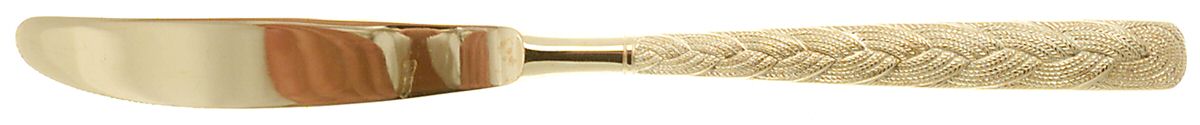 Gold Alexia (Gold Electroplate) Modern Solid Knife by Present-1
