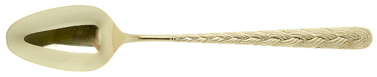 Gold Alexia (Gold Electroplate) Place/Oval Soup Spoon by Present-1