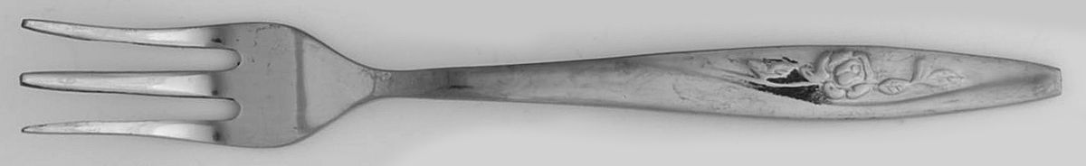 Gracious Rose (Stainless) Cocktail/Seafood Fork by Present-1
