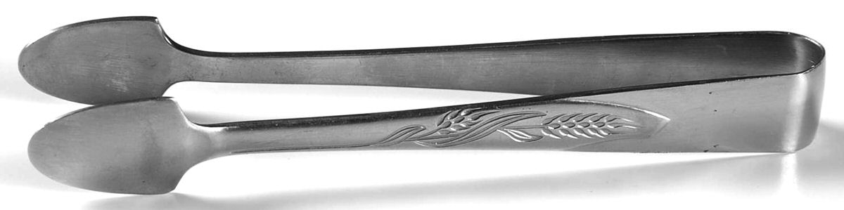 Gracious Wheat (Stainless) Sugar Tongs by Present-1