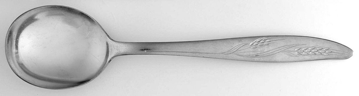 Gracious Wheat (Stainless) Sugar Spoon by Present-1