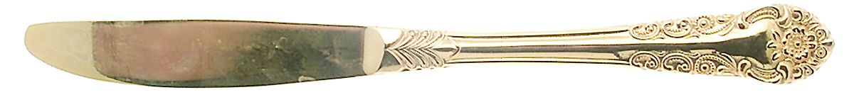 Karen (Gold Electroplate) Modern Solid Knife by Present-1
