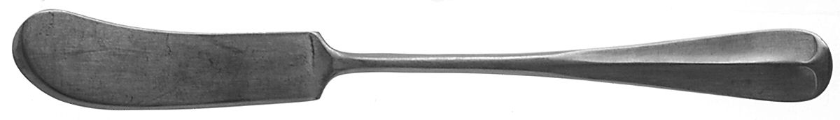 Mount Vernon (Stainless) Flat Handle Butter Spreader by Present-1