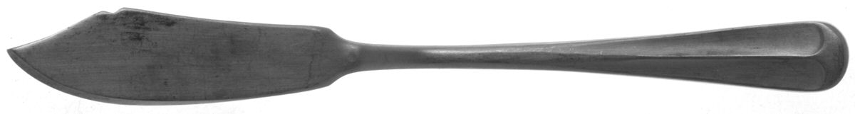 Mount Vernon (Stainless) Flat Handle Master Butter Knife by Present-1