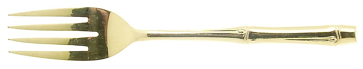 Tahiti (Gold Electroplate) Individual Salad Fork by Present-1