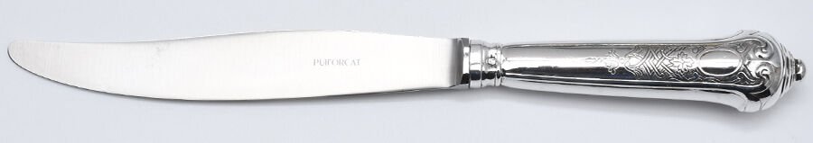 Elysee (Sterling, Monograms) Modern Hollow Knife by Puiforcat-1