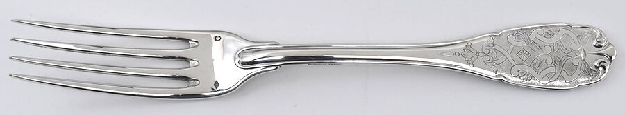 Elysee (Sterling, No Monograms) Fork by Puiforcat-1