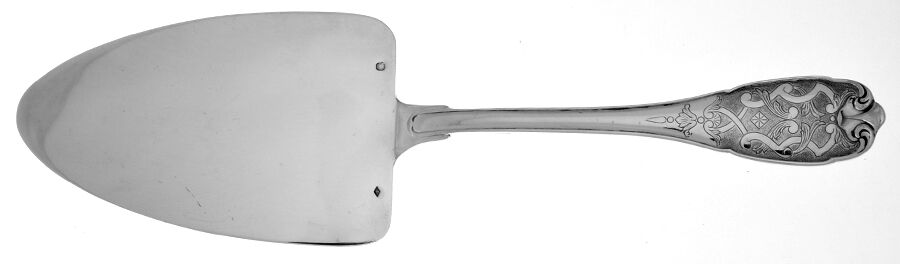 Elysee (Sterling, No Monograms) Solid Pastry Server by Puiforcat-1