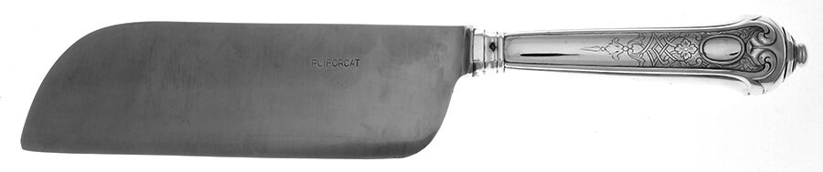 Elysee (Sterling, No Monograms) Large Ice Cream Slicer with Stainless Blade by Puiforcat-1