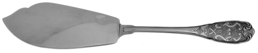 Elysee (Sterling, No Monograms) Large Solid Fish Serving Knife by Puiforcat-1