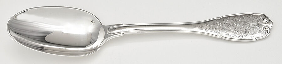 Elysee (Sterling, No Monograms) Individual Solid Dinner Spoon by Puiforcat-1