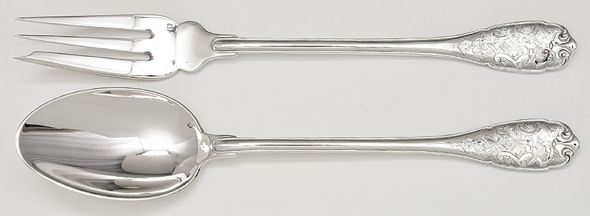 Elysee (Sterling, No Monograms) Solid Serving Set by Puiforcat-1
