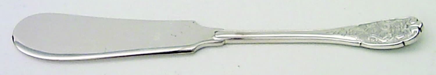 Elysee (Sterling, No Monograms) Flat Handle Butter Spreader by Puiforcat-1