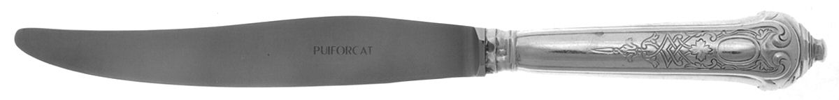 Elysee (Sterling, No Monograms) Dessert Knife with Stainless Blade by Puiforcat-1