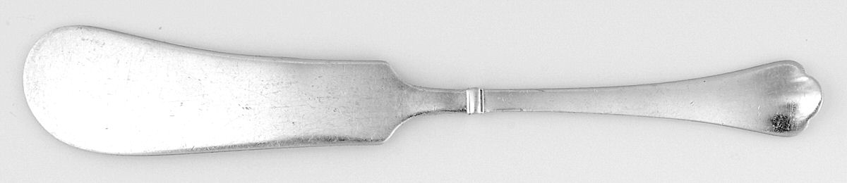 Richelieu (Sterling) Flat Handle Butter Spreader by Puiforcat-1