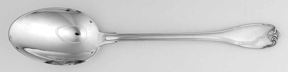 Vauban (Sterling, 1990) Solid Serving Spoon by Puiforcat-1