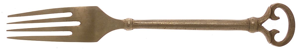 Keys (Cast Bronze) Individual Salad Fork by Pottery Barn-1