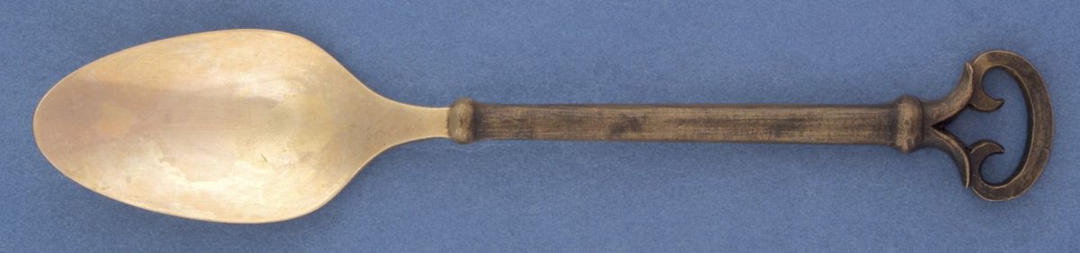 Keys (Cast Bronze) Place/Oval Soup Spoon by Pottery Barn-1