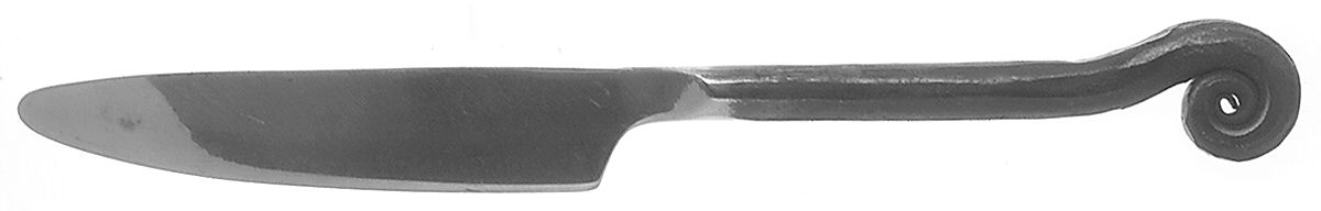 Fiddlehead (Stainless) New French Solid Knife by Pottery Barn-1