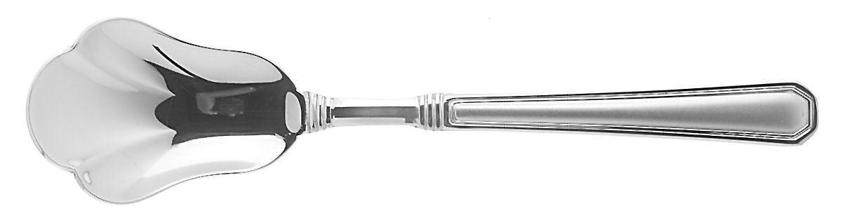 Satin Providence (Stainless, 18-8) Sugar Shell Spoon by Pfaltzgraff-1