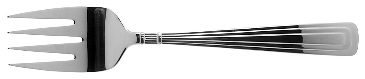 Cameron (Stainless) Medium Solid Cold Meat Serving Fork by Pfaltzgraff-1