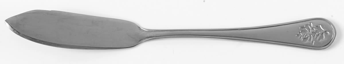 Yorktowne (Stainless) Flat Handle Master Butter Knife by Pfaltzgraff-1