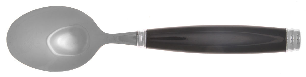 Tabletones-Black Place/Oval Soup Spoon by Pfaltzgraff-1