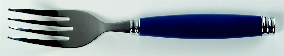 Tabletones-Blue Individual Salad Fork by Pfaltzgraff-1