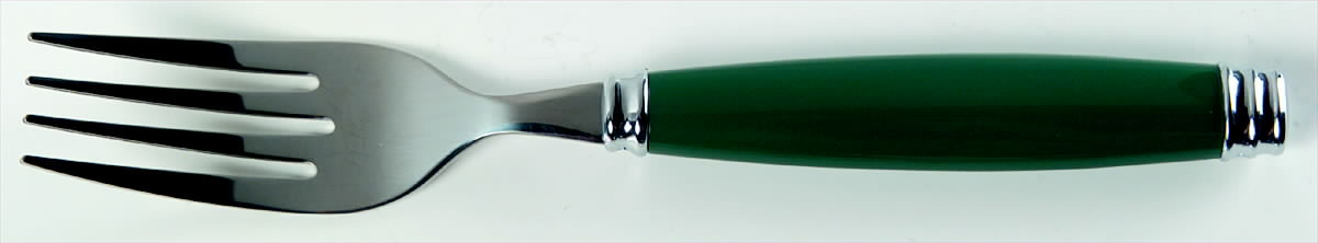 Tabletones-Green Individual Salad Fork by Pfaltzgraff-1