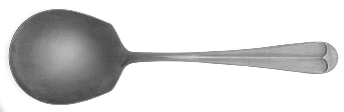 1776 (Stainless) Solid Smooth Casserole Spoon by Present-1