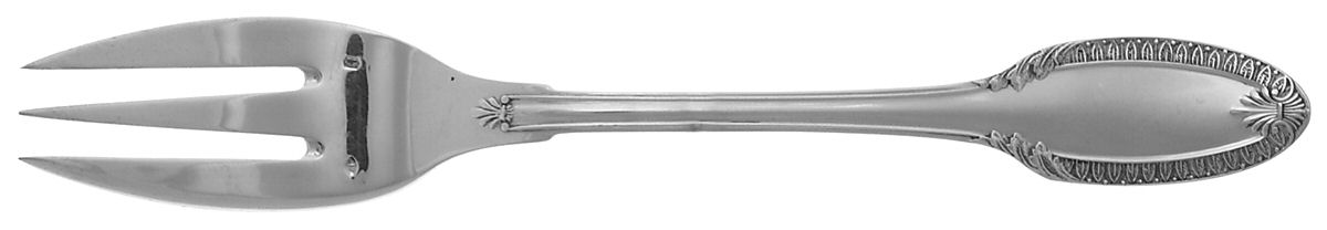 Percier (Sterling) Individual Solid Fish Fork by Puiforcat-1