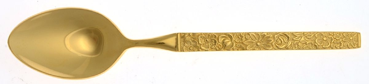 Florentine-Gold (Gold Electroplate) Teaspoon by Present-1