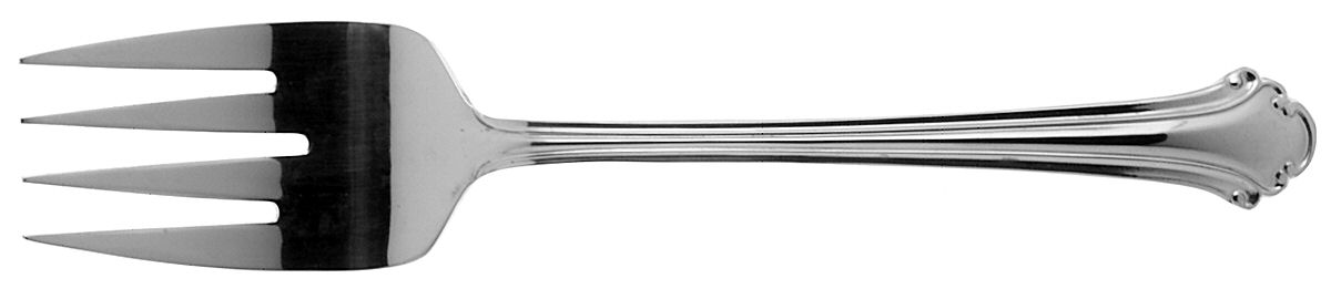 Meridian Medium Solid Cold Meat Serving Fork by Pfaltzgraff-1