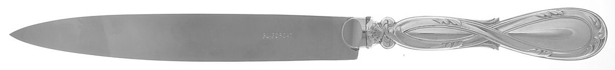 Royal (Sterling) Small Steak Carving Knife with Stainless Blade by Puiforcat-1