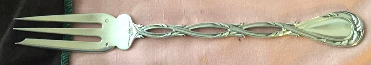 Royal (Sterling) Solid Serving Fork by Puiforcat-1