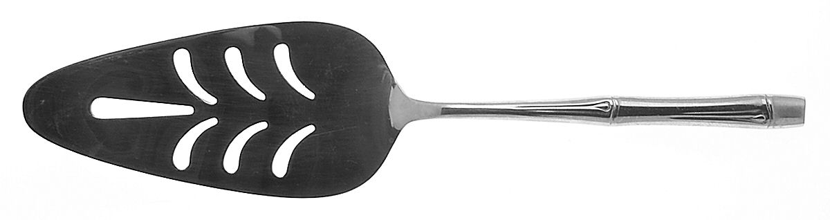 Tahiti (Stainless, Japan, 3 Section Rd Handle) Solid Pierced Pie Server by Present-1