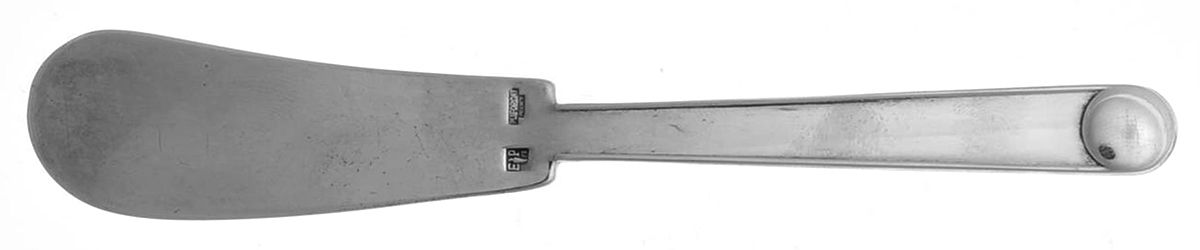 Normandie (Silverplate) Flat Handle Butter Spreader by Puiforcat-1