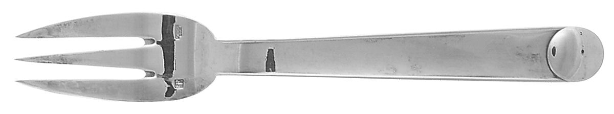 Normandie (Silverplate) Individual Salad Fork by Puiforcat-1
