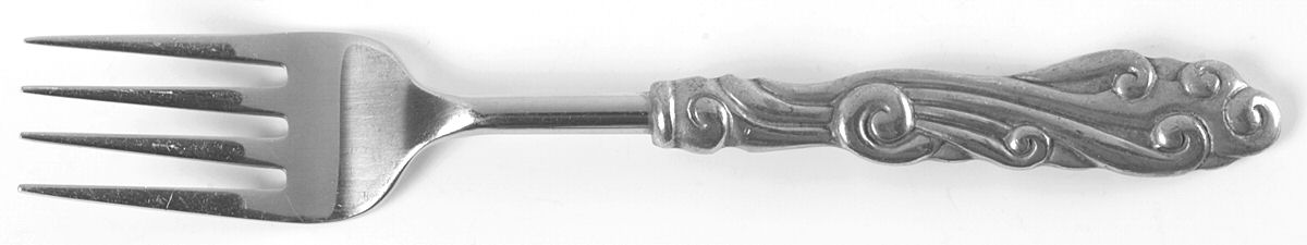 Wave (Pewter) Individual Salad Fork by Pottery Barn-1
