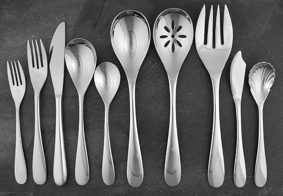 Sonya (Stainless, 18-8) 45 Piece Starter Set by Pfaltzgraff-1