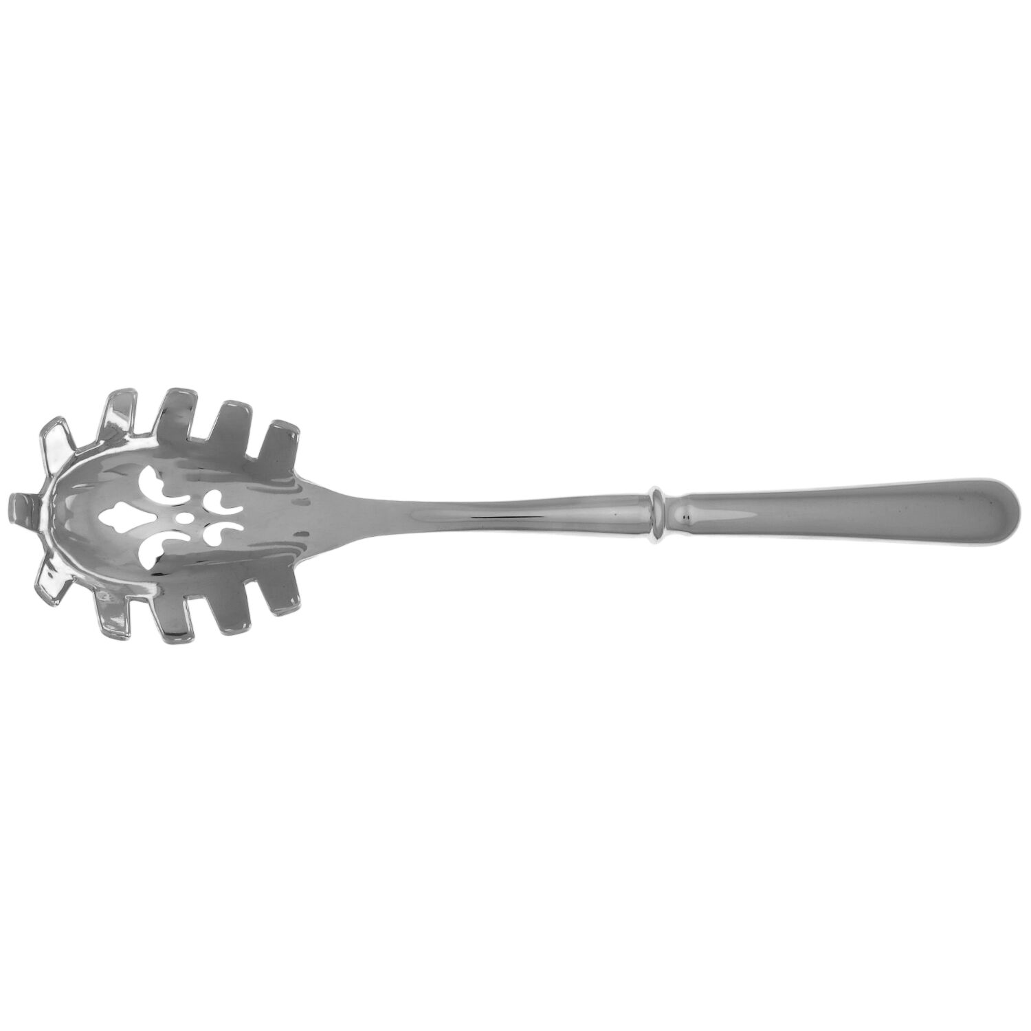Sonya (Stainless, 18-8) Pasta Server with Stainless Bowl HC by Pfaltzgraff-1