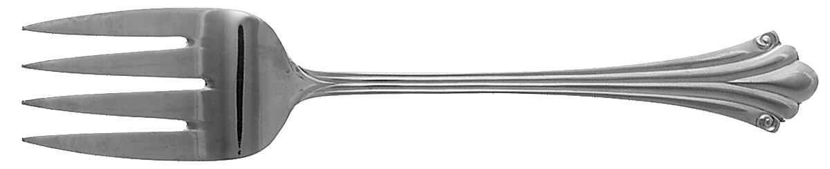 Warrington (Stainless) Large Solid Cold Meat Serving Fork by Pfaltzgraff-1