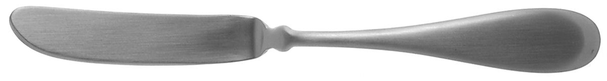 Satin Grand Hotel (Stainless) Flat Handle Master Butter Knife by Pfaltzgraff-1
