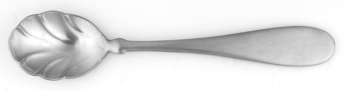 Satin Grand Hotel (Stainless) Sugar Shell Spoon by Pfaltzgraff-1