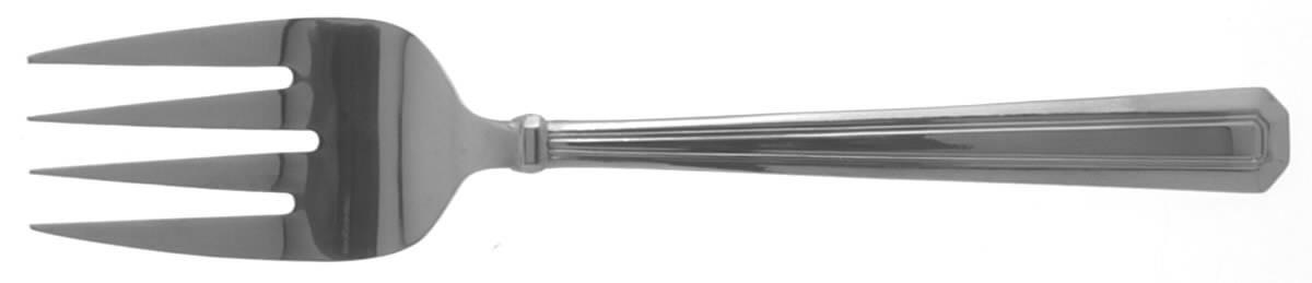 Radients (Stainless) Medium Solid Cold Meat Serving Fork by Pfaltzgraff-1