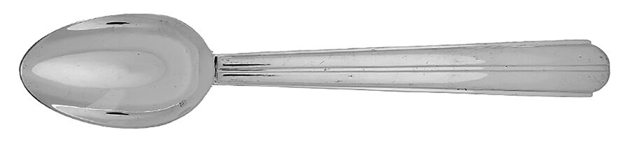 Chantaco (Silverplate) Solid Salad Serving Spoon by Puiforcat-1