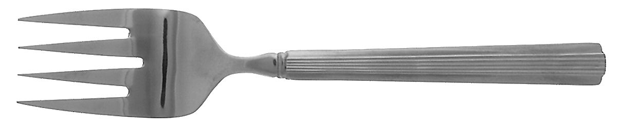 Mackenzie (Stainless) Medium Solid Cold Meat Serving Fork by Pfaltzgraff-1