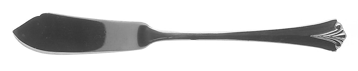 Ashcroft (Stainless) Flat Handle Master Butter Knife by Pfaltzgraff-1
