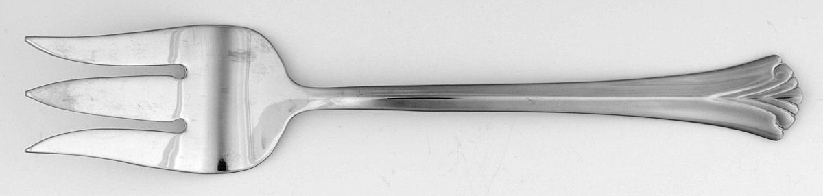 Ashcroft (Stainless) Medium Solid Cold Meat Serving Fork by Pfaltzgraff-1